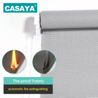 CASAYA High Quality Sunscreen Roller Blinds UV Blocking Fire Retardant Sunshading window blinds for outdoor