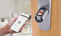 L6SRB Fingerprint Door lock, Waterproof Electronic Door Lock Intelligent Biometric Door Lock Smart Fingerprint Lock With App