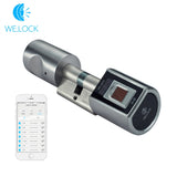 L6SRB Fingerprint Door lock, Waterproof Electronic Door Lock Intelligent Biometric Door Lock Smart Fingerprint Lock With App