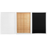 Self-Adhesive Pleated Blinds Curtains Half Blackout Windows For Bathroom Balcony Shades For Living Room Home Window Door