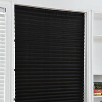 Self-Adhesive Pleated Blinds Curtains Half Blackout Windows For Bathroom Balcony Shades For Living Room Home Window Door