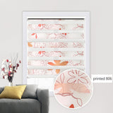 Shell Valance System Transparent Zebra Blinds Double Layer light shading Window Roller Blinds for Living Room Bedroom Study